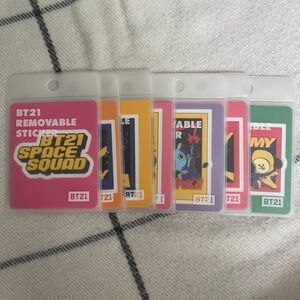BT21 Space Squad Removable Sticker Set